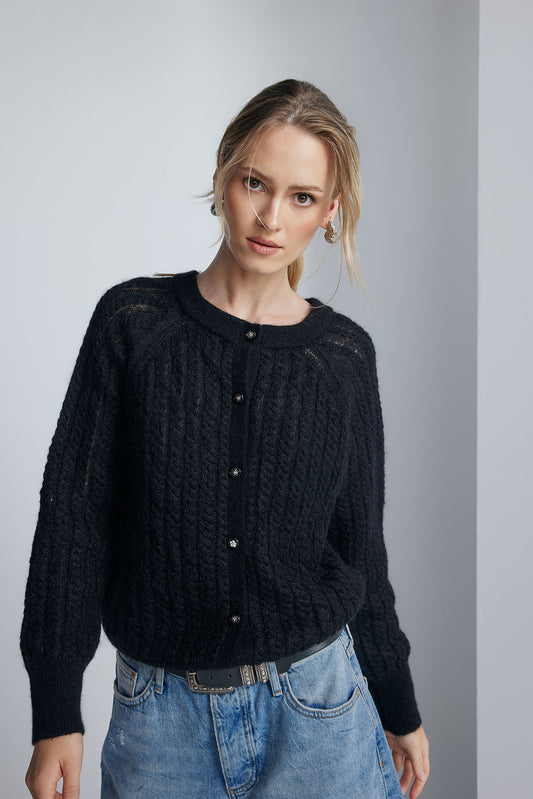 Cardigan Ada Negru