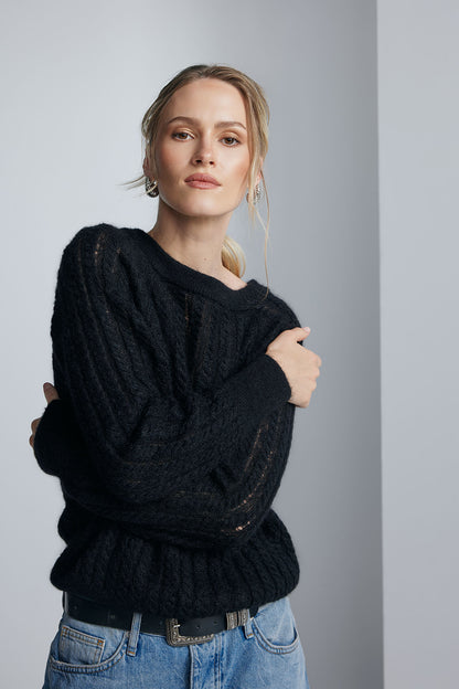 Cardigan Ada Negru