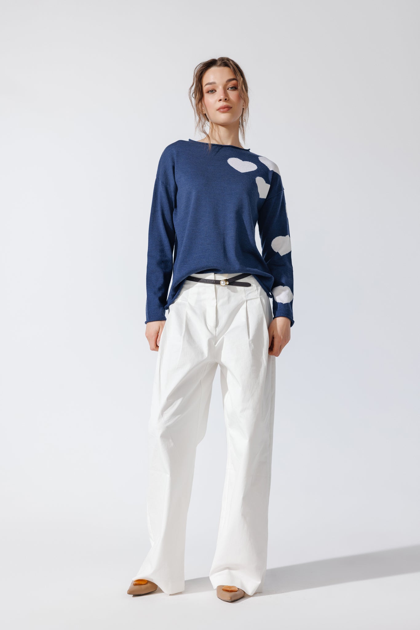 Pulover Cuori Denim