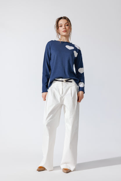 Pulover Cuori Denim