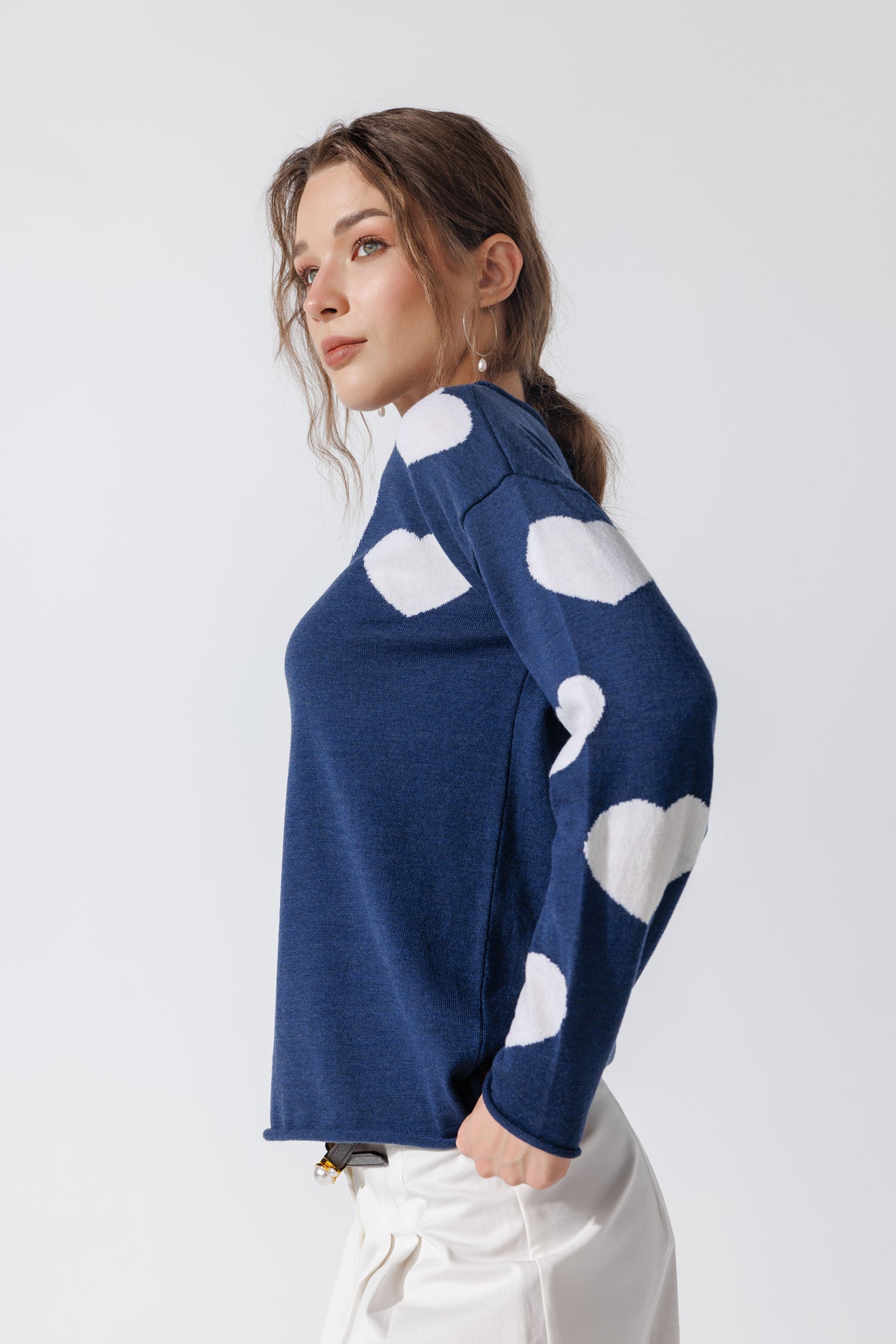 Pulover Cuori Denim