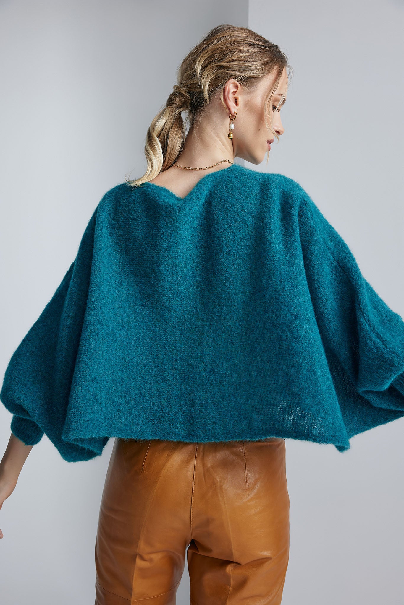 Poncho Tosca Verde