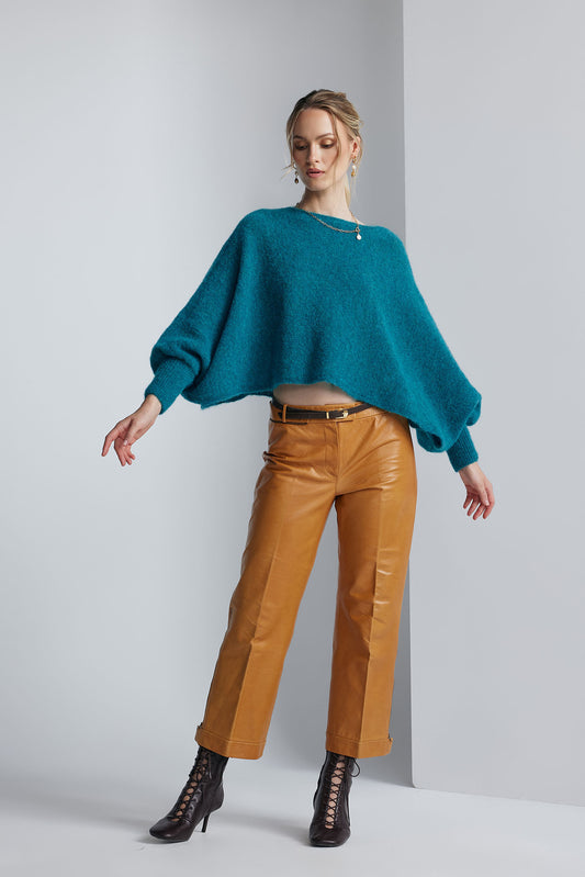 Poncho Tosca Verde