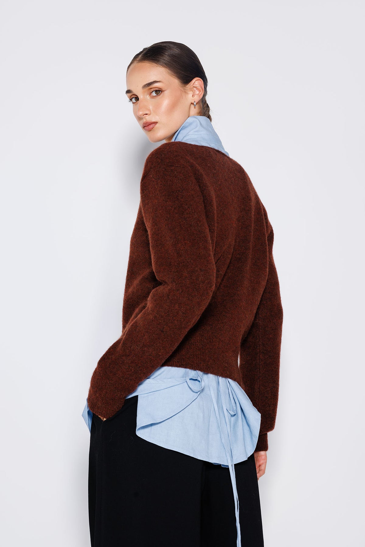 Cardigan Roma Bordeaux