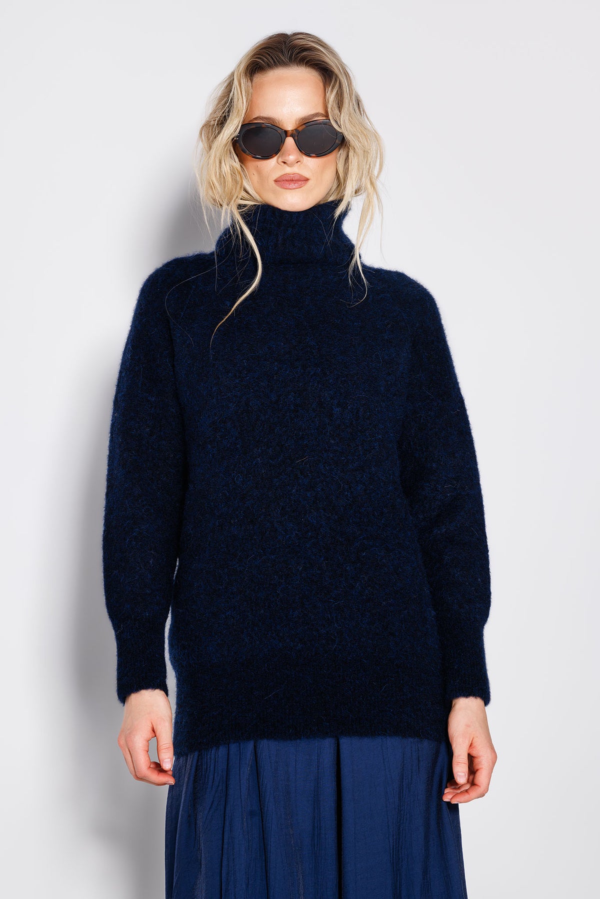 Pulover Nola Bleumarin
