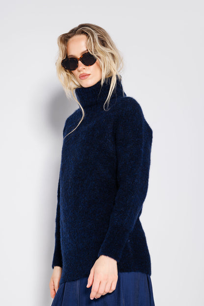 Pulover Nola Bleumarin