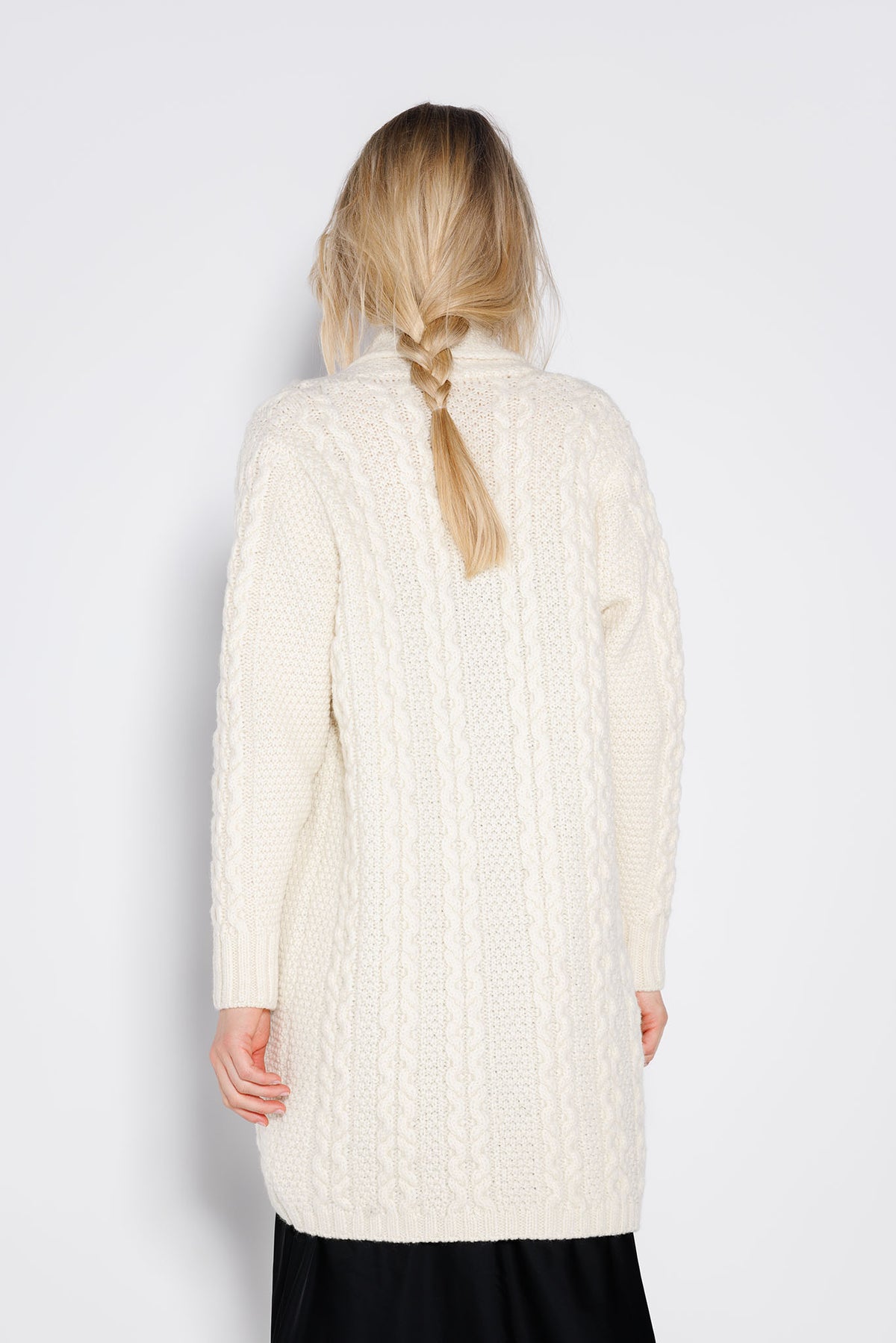 Cardigan Aria Alb