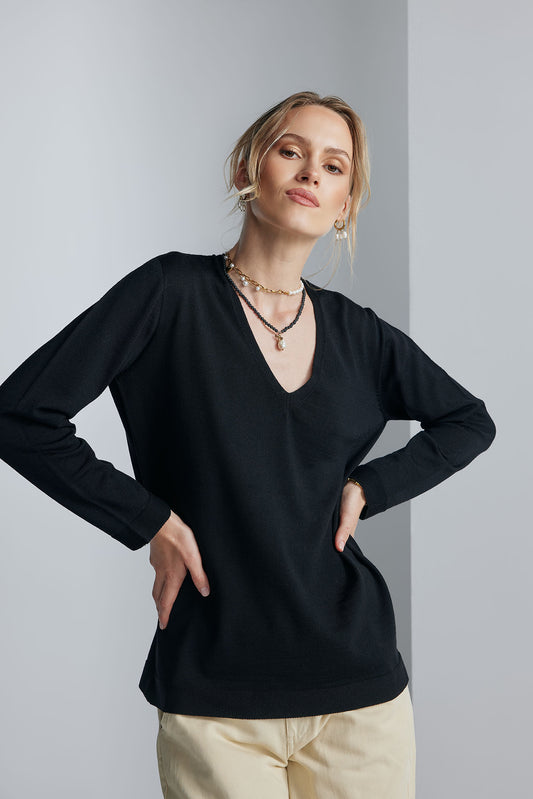 Pulover Cleo Negru