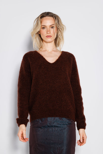Pulover Victoria Bordeaux