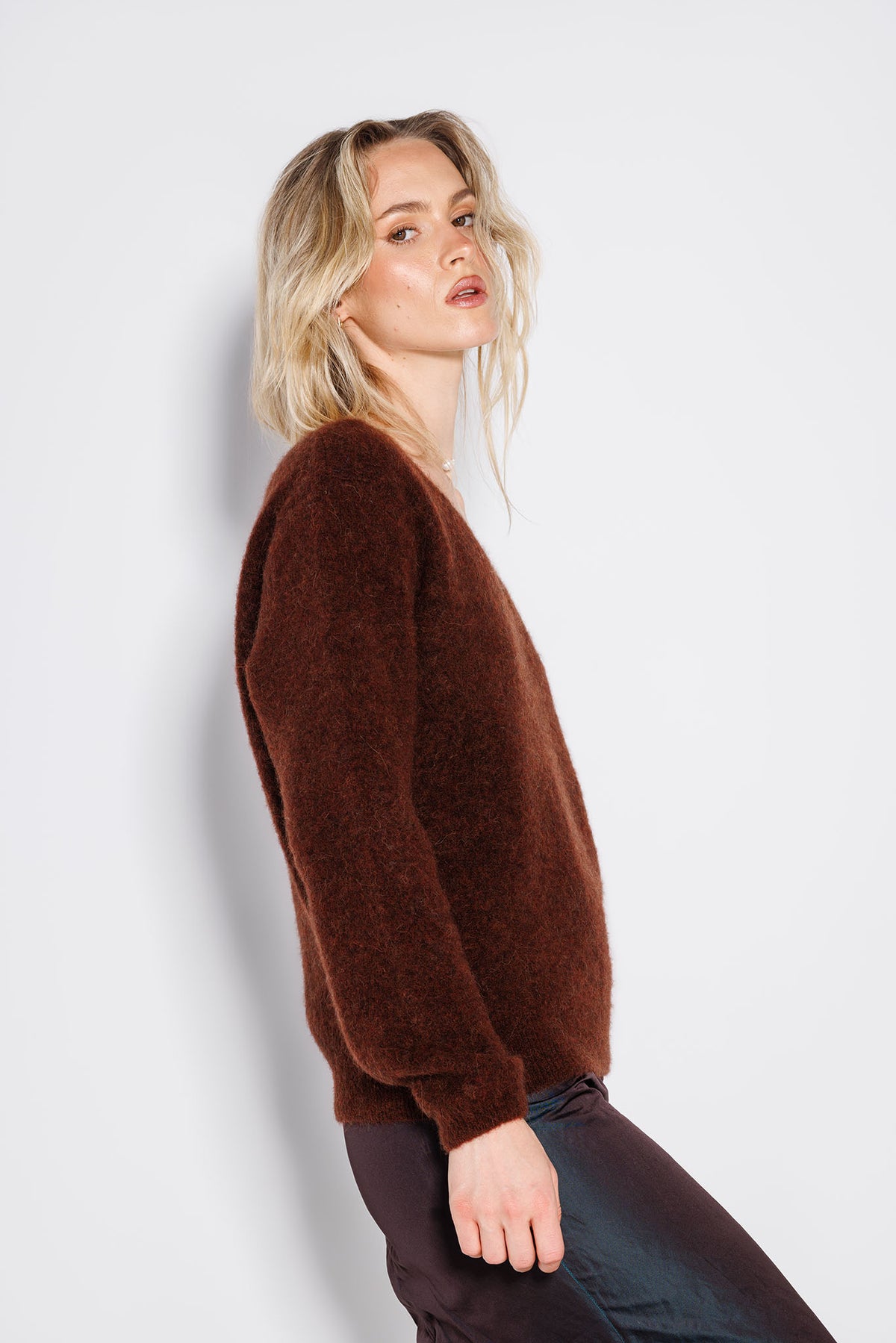 Pulover Victoria Bordeaux