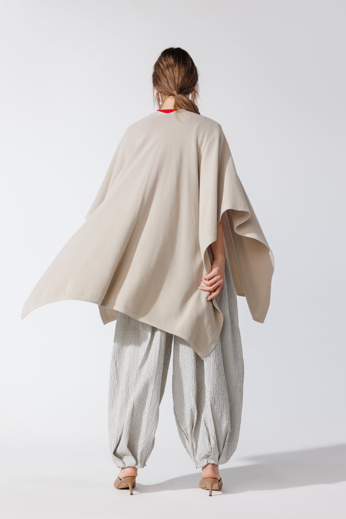Poncho Fragolina Bej