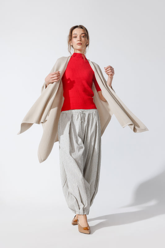 Poncho Fragolina Bej