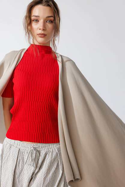 Poncho Fragolina Bej