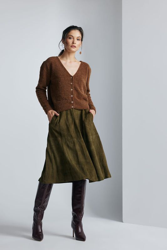 Cardigan Roma Camel