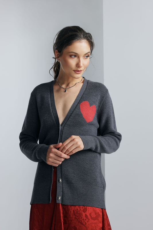 Cardigan Lyra Gri