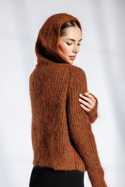 Cardigan Eden Cognac