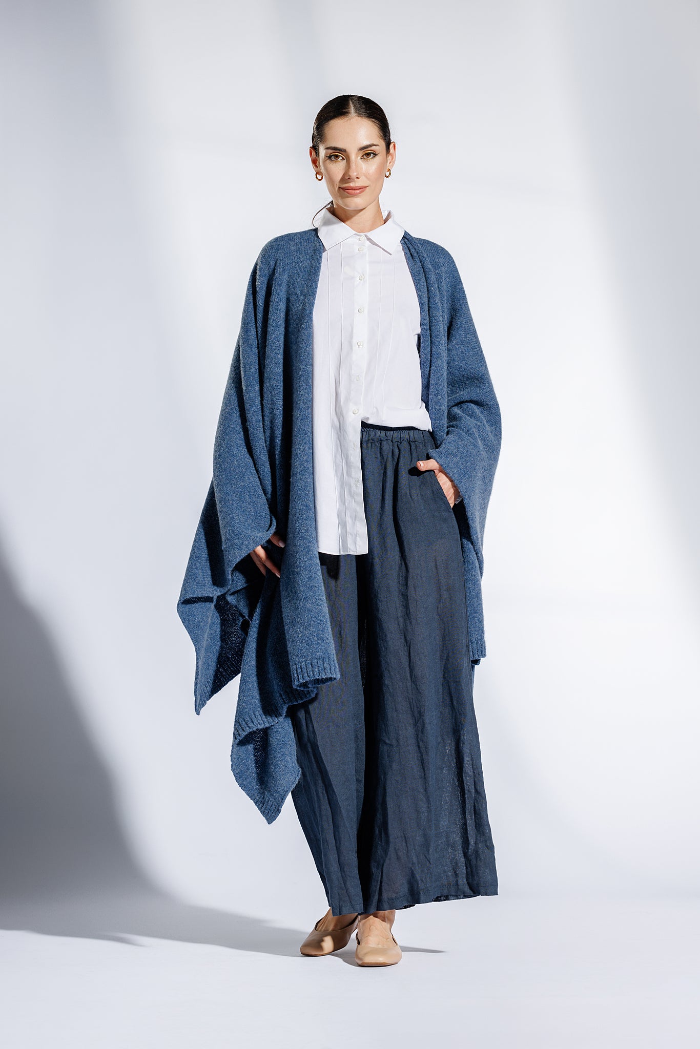 Poncho Fragola Denim