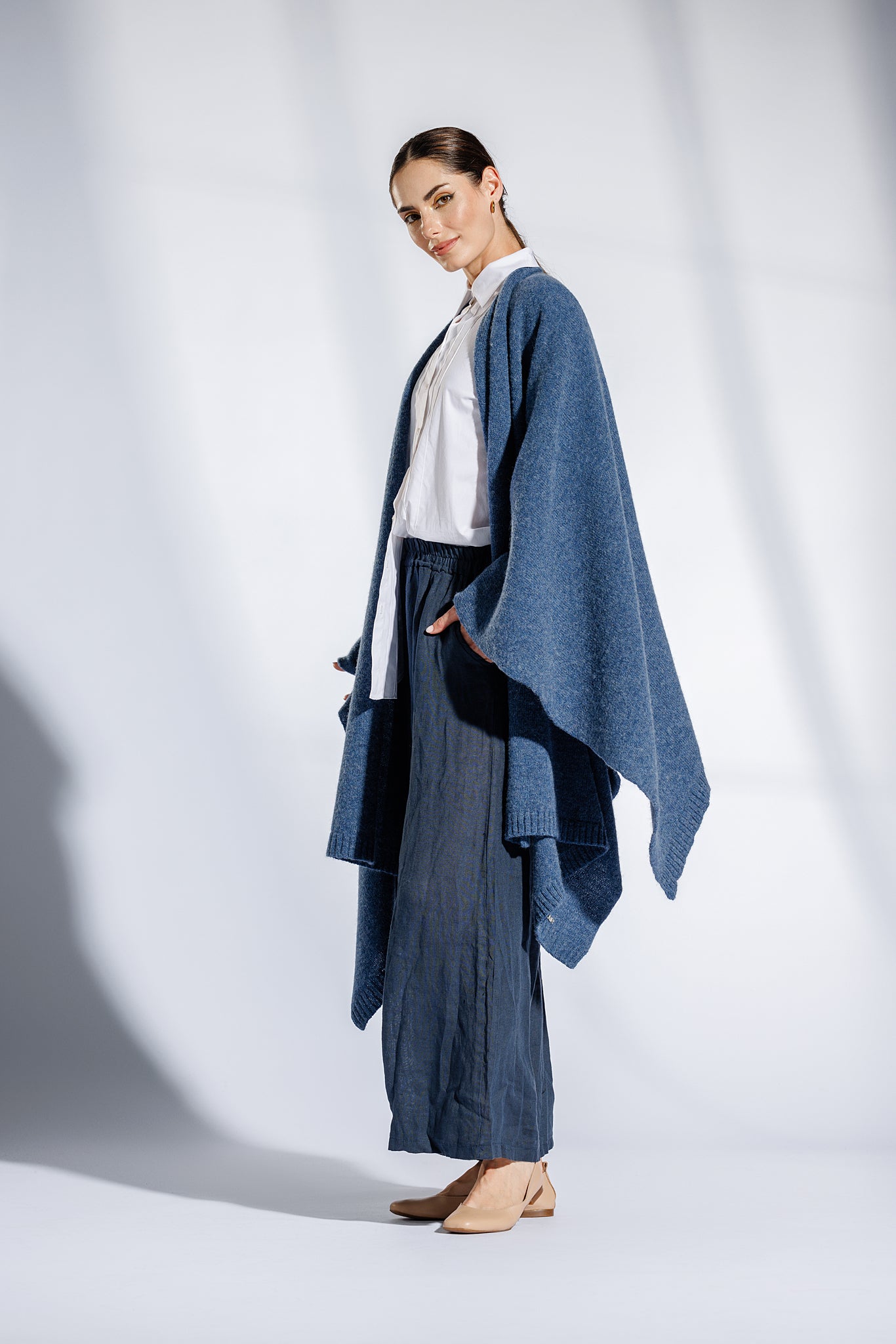 Poncho Fragola Denim