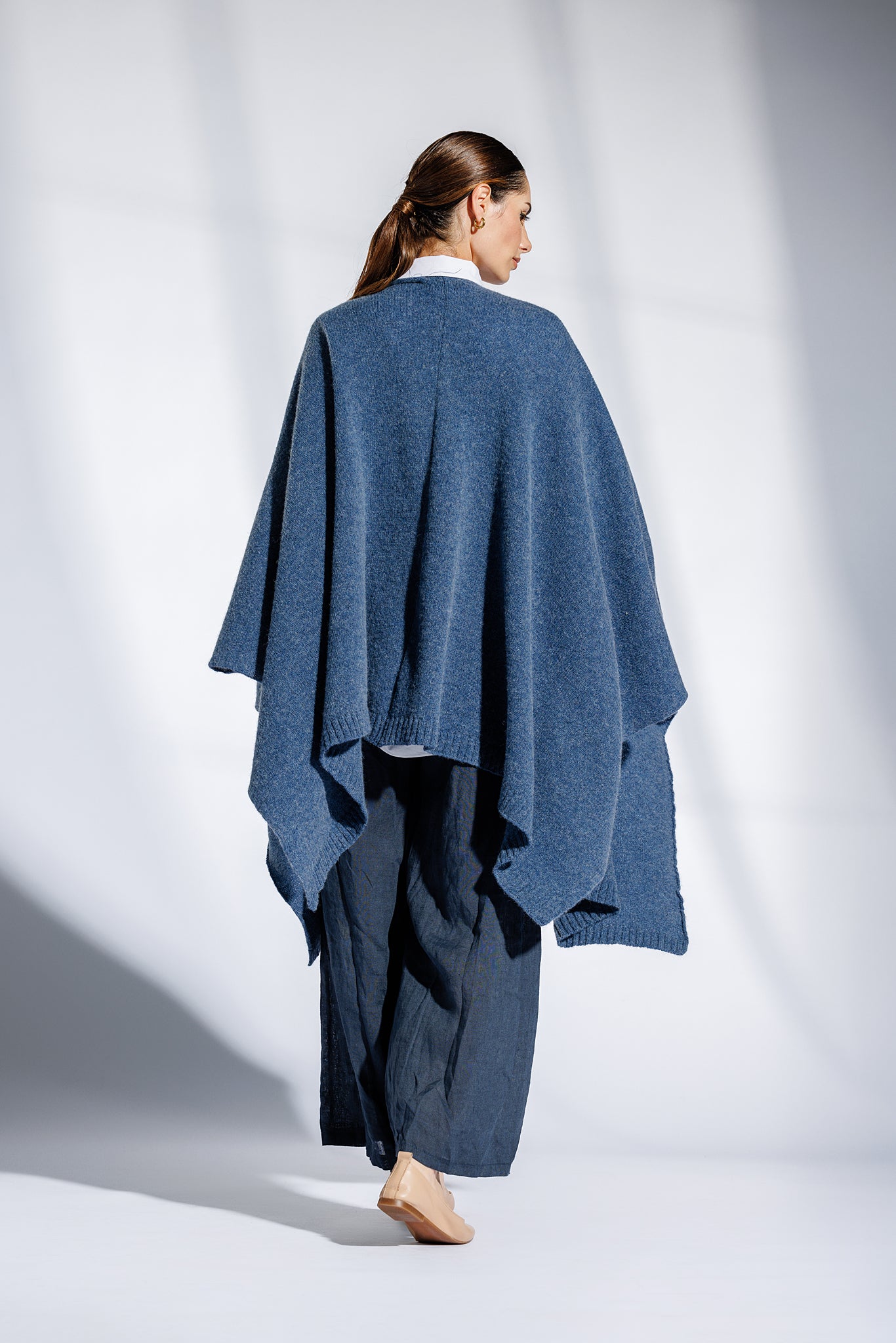 Poncho Fragola Denim