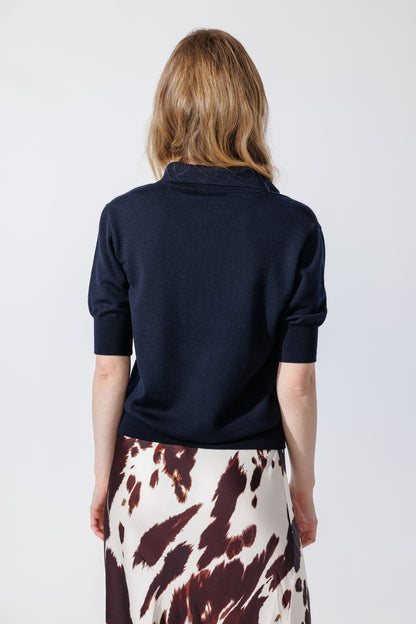 Tricou Marina Bleumarin