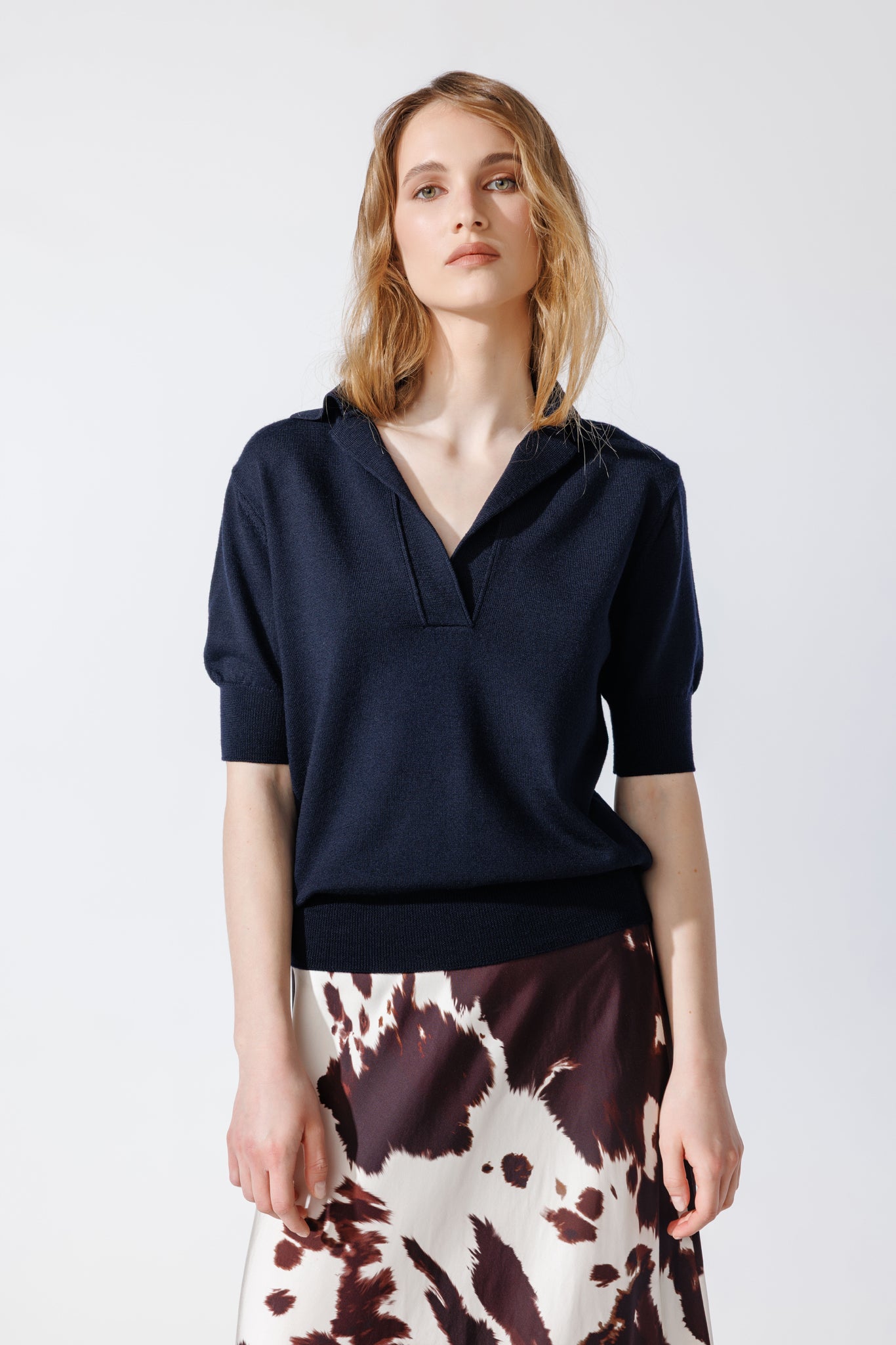 Tricou Marina Bleumarin