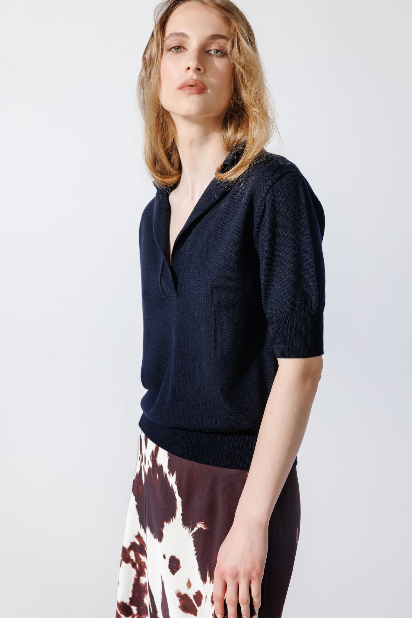 Tricou Marina Bleumarin