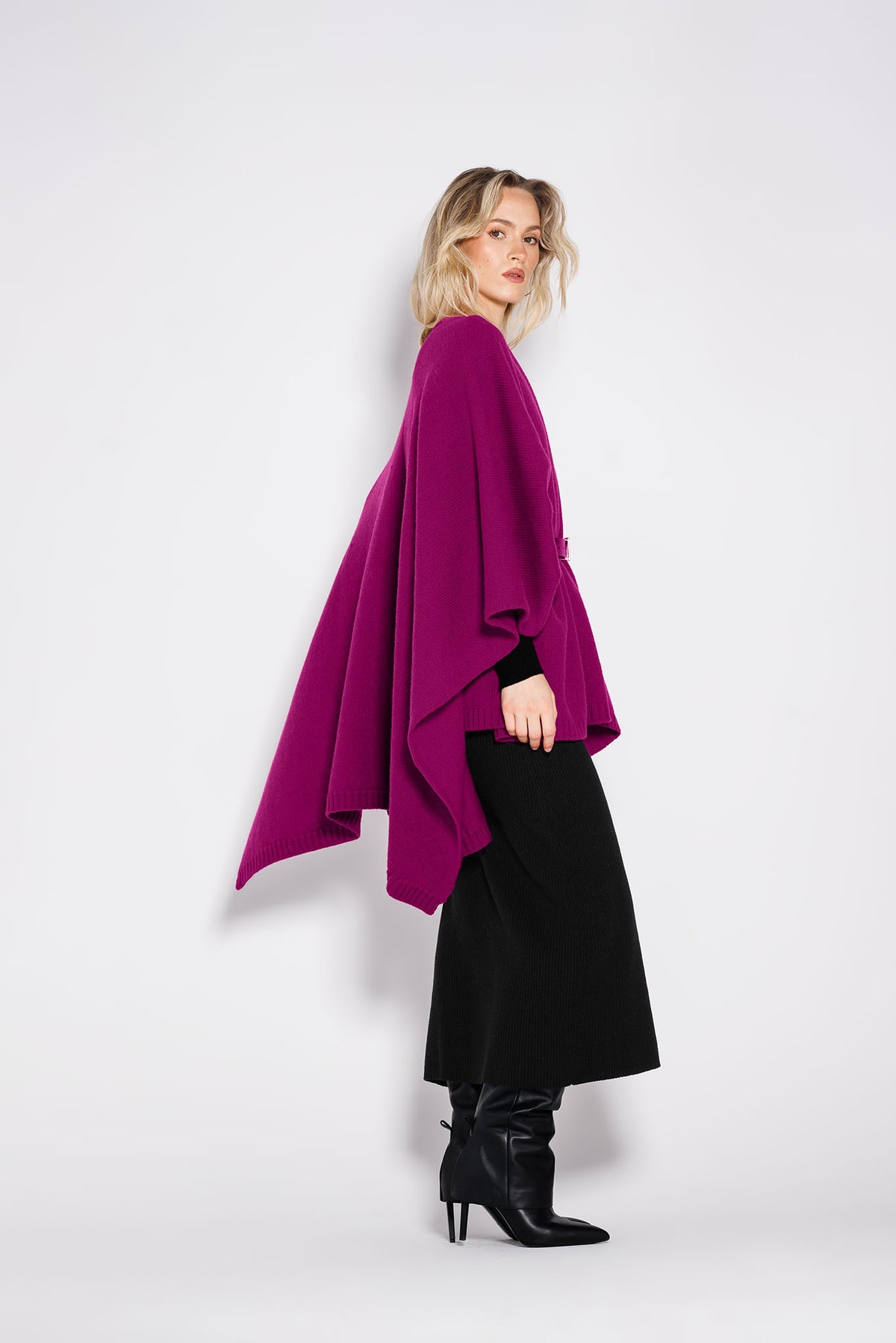 Poncho Fragola Fuchsia