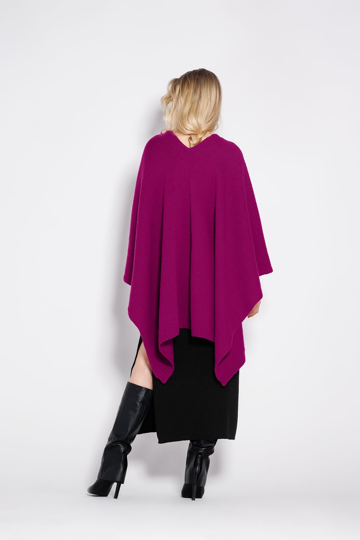 Poncho Fragola Fuchsia
