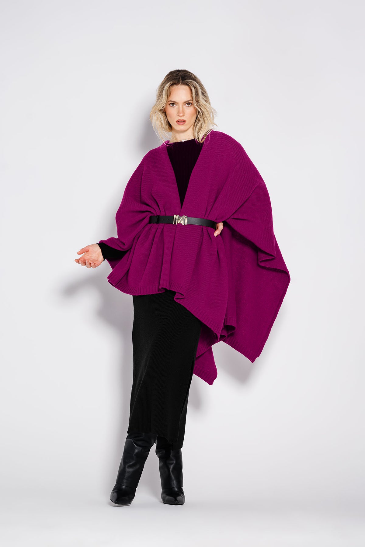 Poncho Fragola Fuchsia