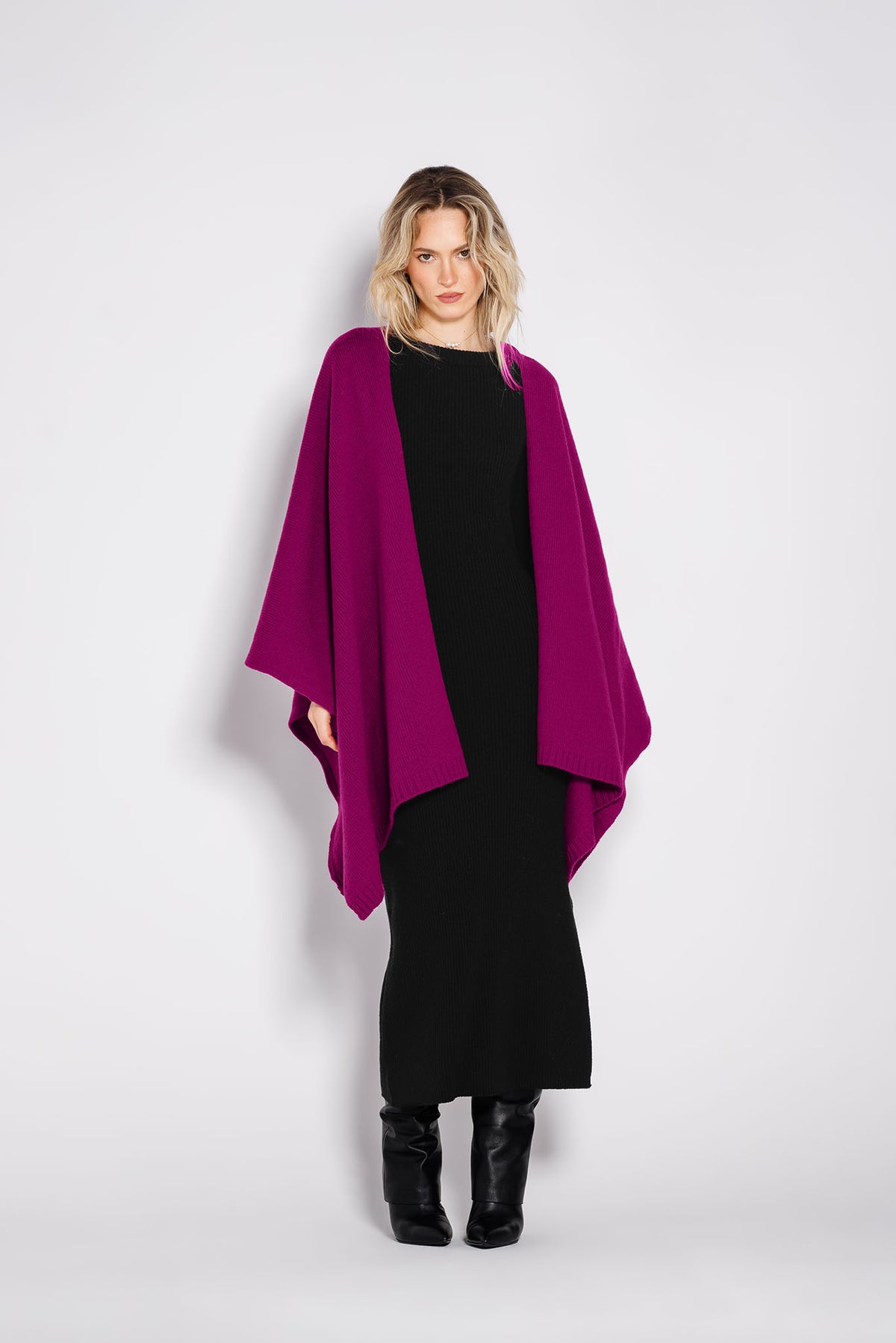 Poncho Fragola Fuchsia