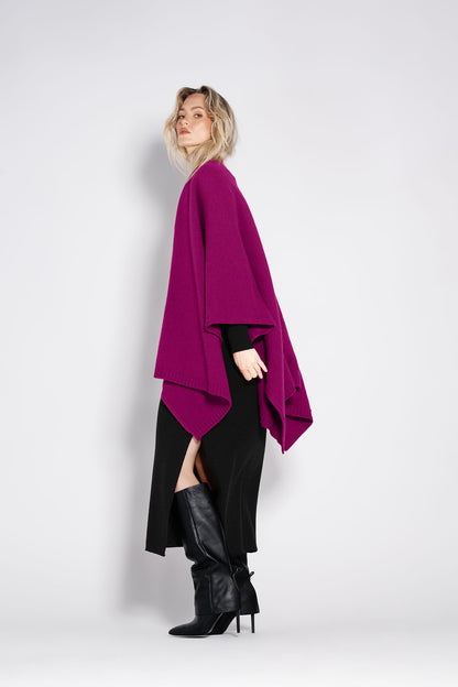 Poncho Fragola Fuchsia