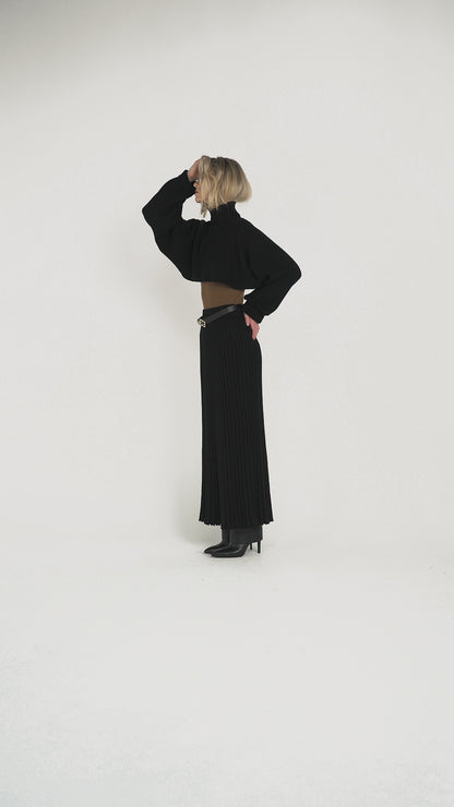 Poncho Leyla Negru