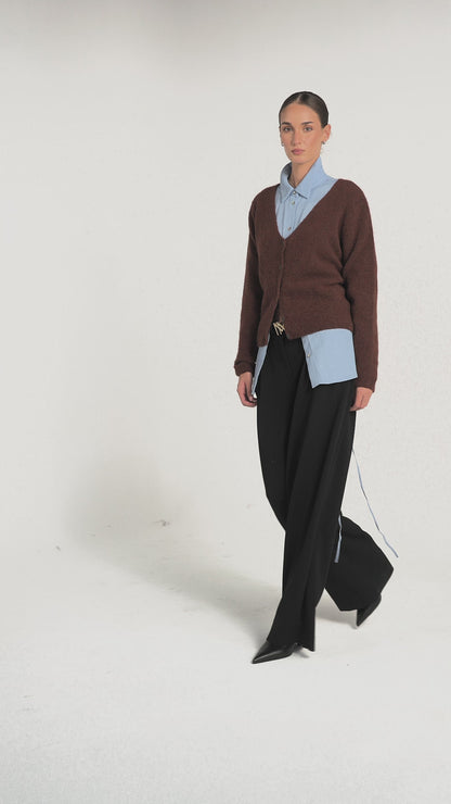 Cardigan Roma Bordeaux