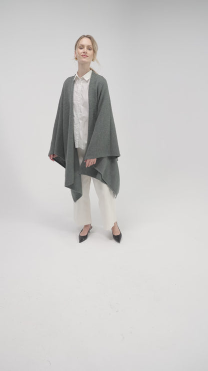 Poncho Fragola Verde